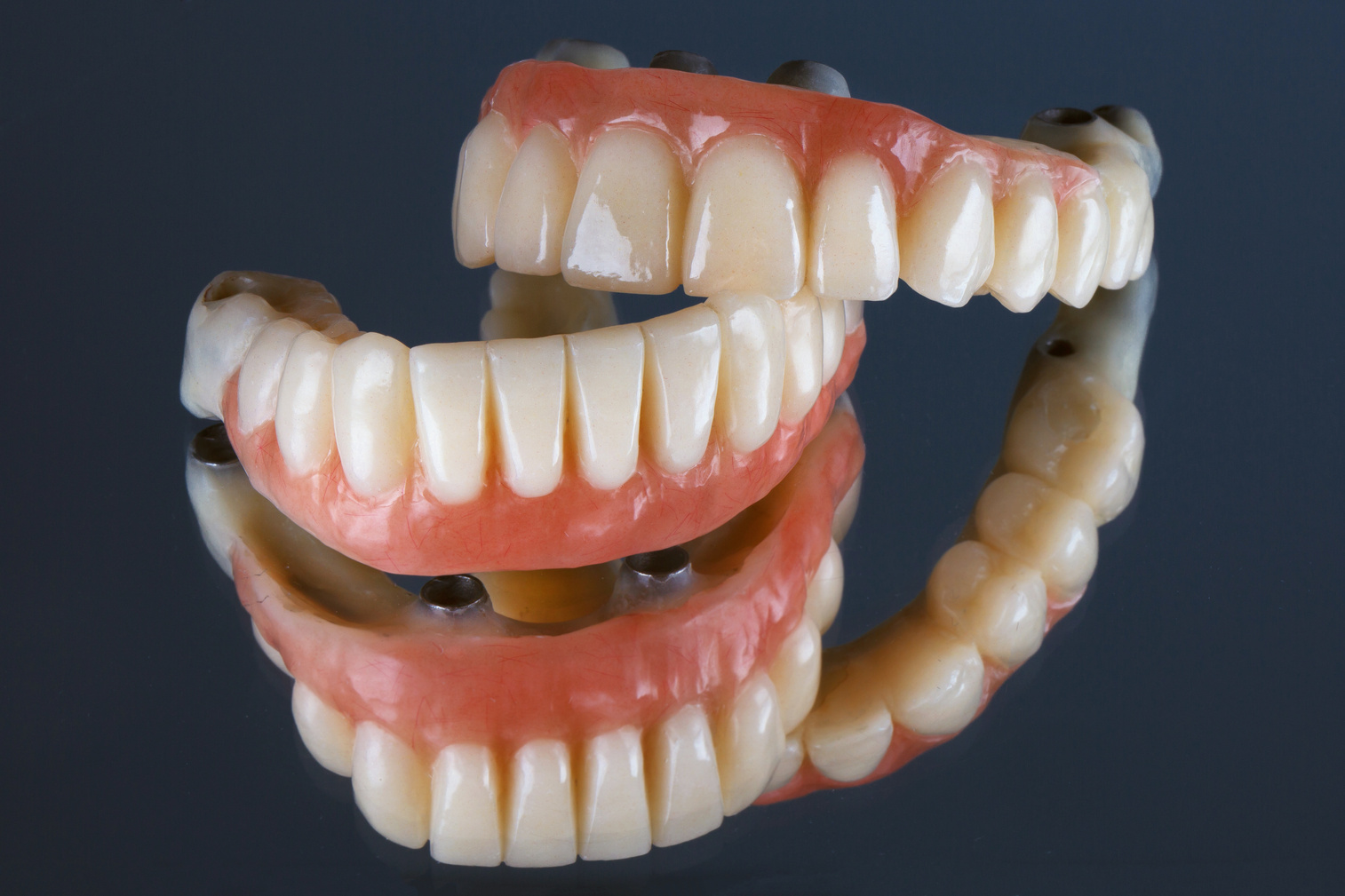 Dental Prostheses from Ceramics Supplemented with Artificial Gum